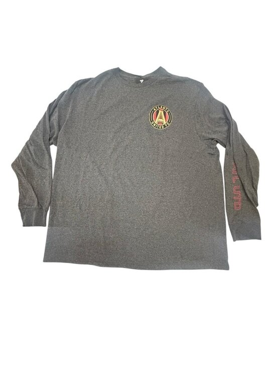 Fanatics Other - Atlanta United FC Long Sleeve Shirt Men’s 2XL Gray Fanatics MLS Soccer Tee